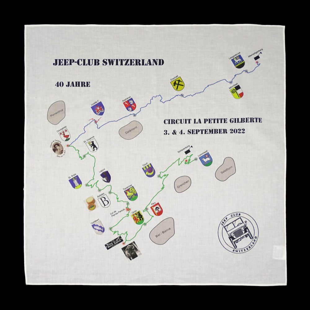 Personalisierte , Maßangefertigte Halstücher, Bandanas aus 70% Baumwolle 30% Seide.