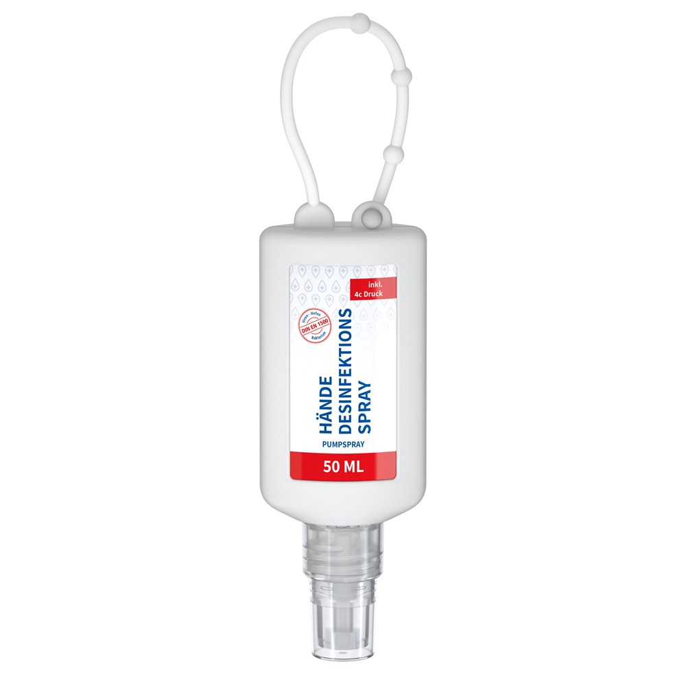Hände Desinfektionsspray (DIN EN 1500) - weiß