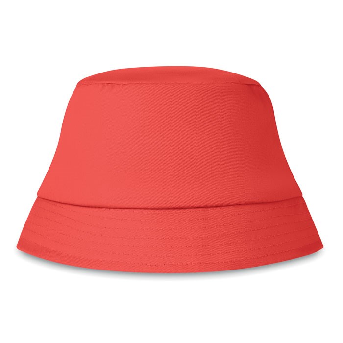BILGOLA - Bucket hat baumwolle 160 g/m² - rot