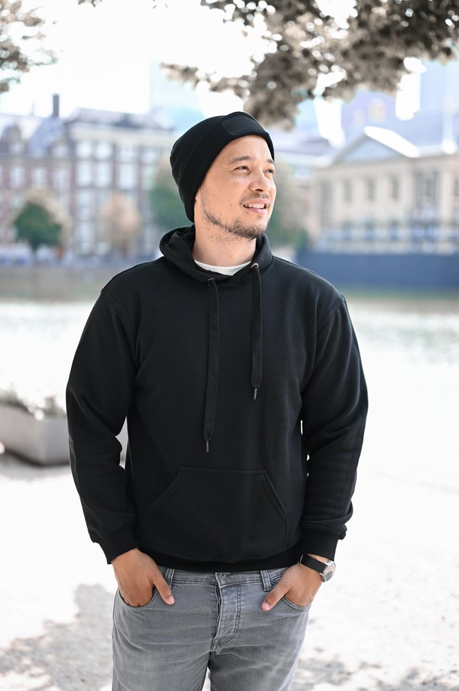 Nilton's Strickmütze mit Label