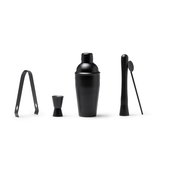 COCKTAIL-SET PISCO S/EINHEITSGRÖSSE BLACK