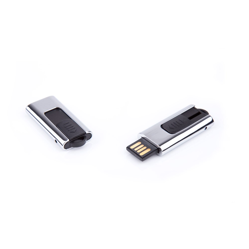 USB Stick Metall Slide 2 GBchrom