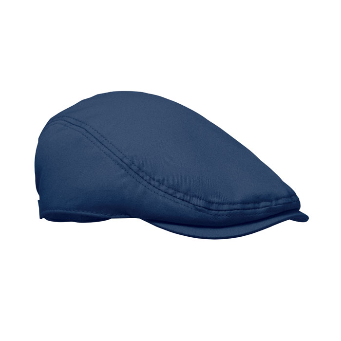 FLAT PEAK - Newsboy-Kappe 235 g/m² - blau