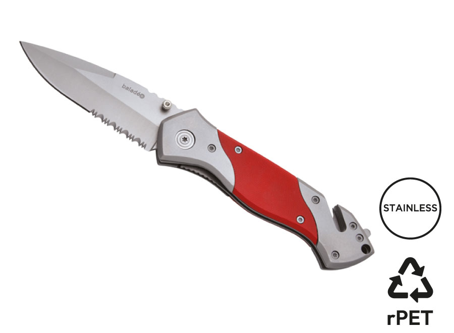 Rettungsmesser 'Rescue', rot