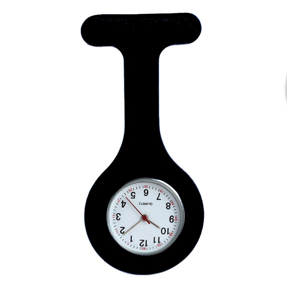 Krankenschwester-Uhr Rose - Schwarz