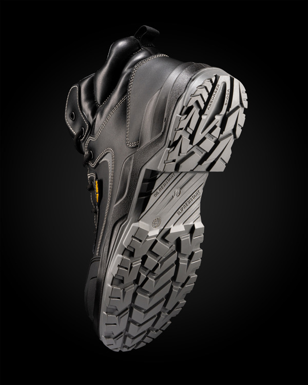 WORKWEAR SHOES IRON S/35 BLACK/LEAD