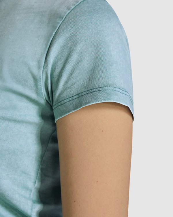 T-SHIRT FIYI S/M DUCK GREEN WASH