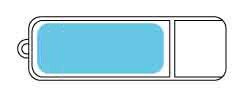 USB-Stick Simpel-Gelb-1 GB