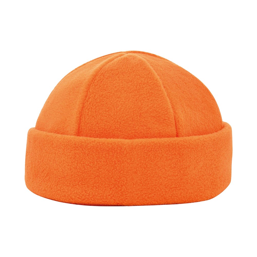 Nilton's 6 Panele Fleece Wintermütze - Orange (PMS 165c) / Orange
