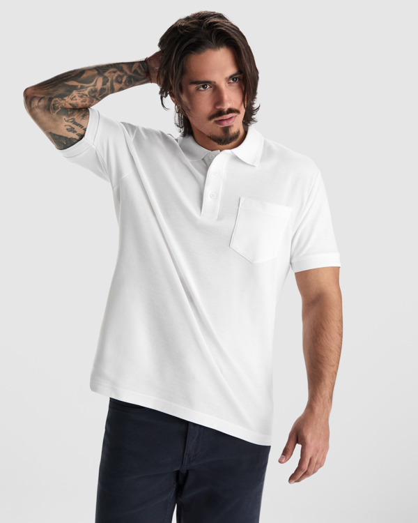 POLOSHIRT CENTAURO PREMIUM S/3XL HEATHER GREY