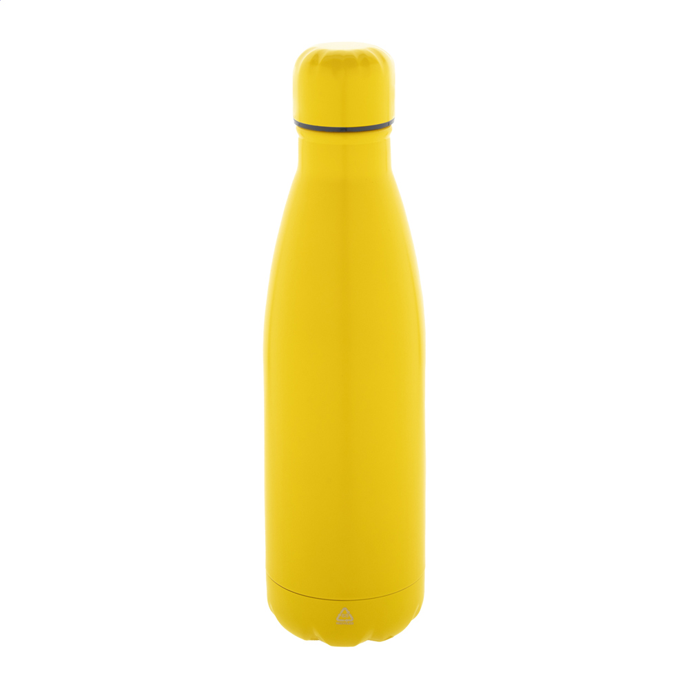 Refill - Flasche aus recyceltem Edelstahl - gelb