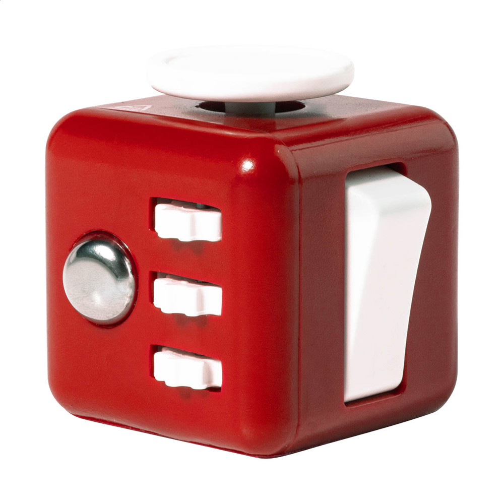 ChillSix - RABS Antistress-Fidget-Würfel - rot