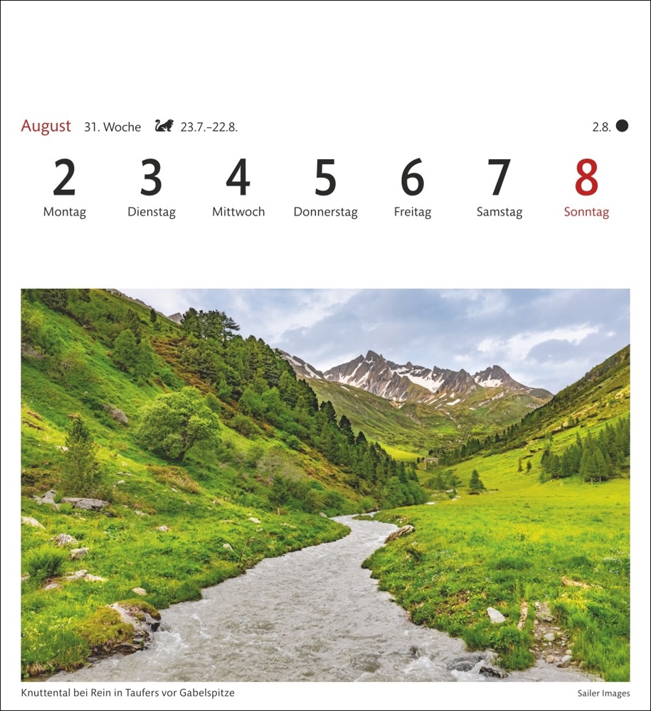 Südtirol Sehnsuchtskalender