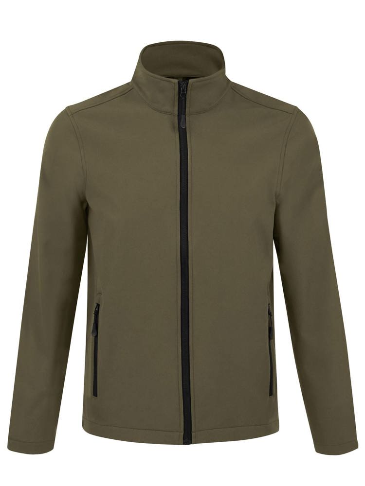 BS Visitor Softshelljacke, 280 g/m2, 94 % Polyester/6 % Elasthan - Military (PMS 7771C)