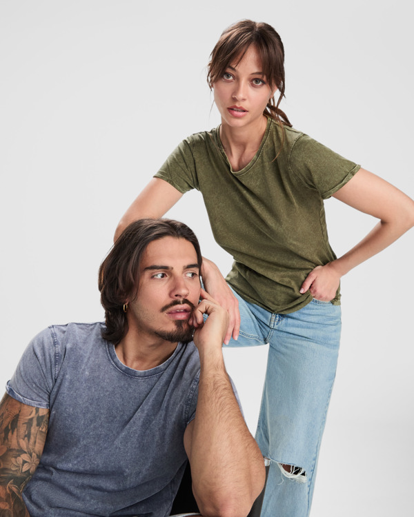 T-SHIRT HUSKY WOMAN S/L DARK MILITARY-GREEN