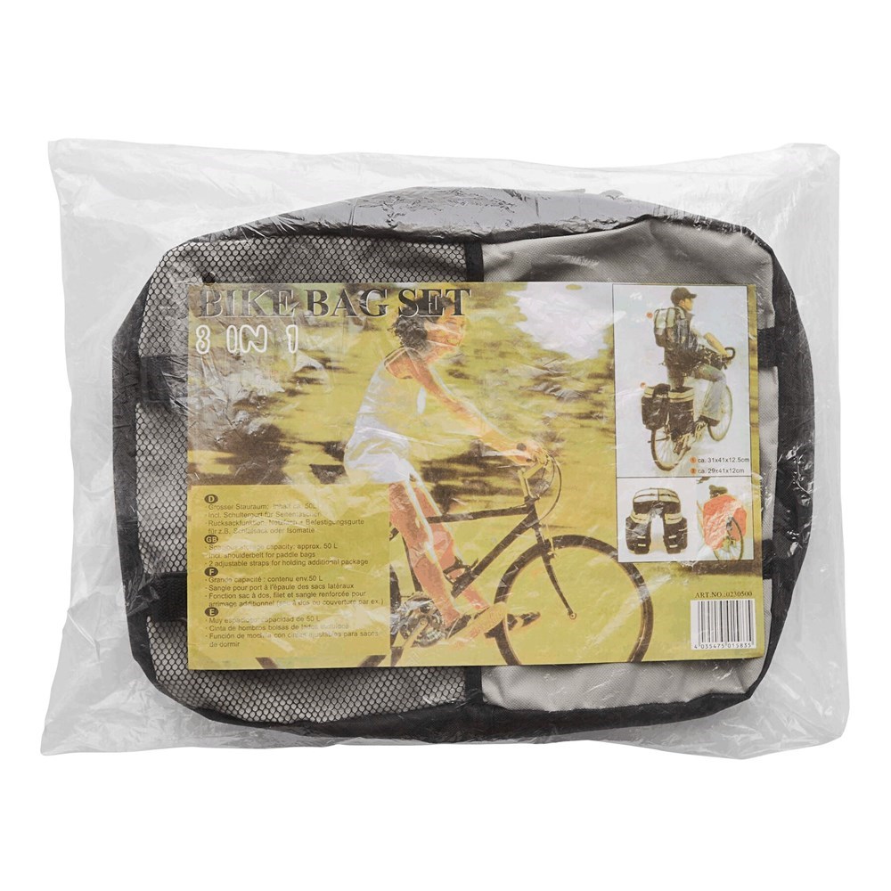 Fahrrad-Packtaschenset BIKE 3-teilig