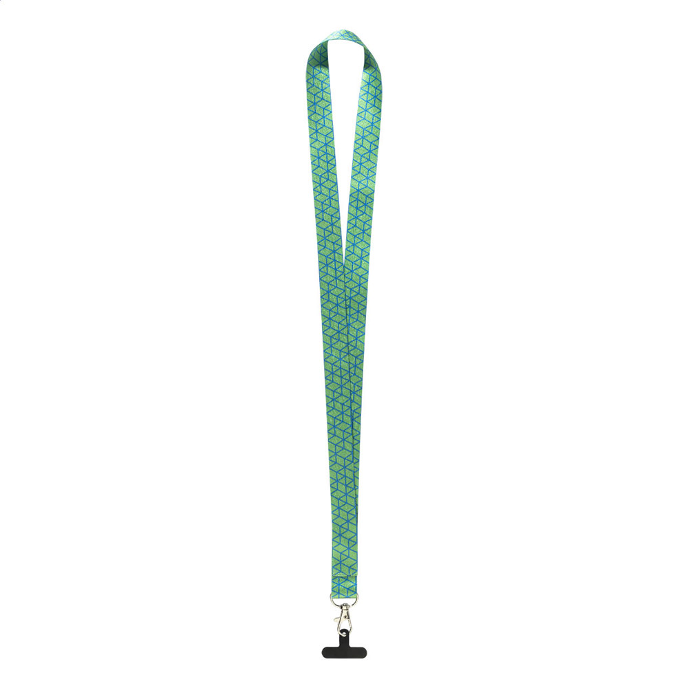 Subyard Mobile Slim - Individuelles Handyhalter-Lanyard RPET - Schwarz