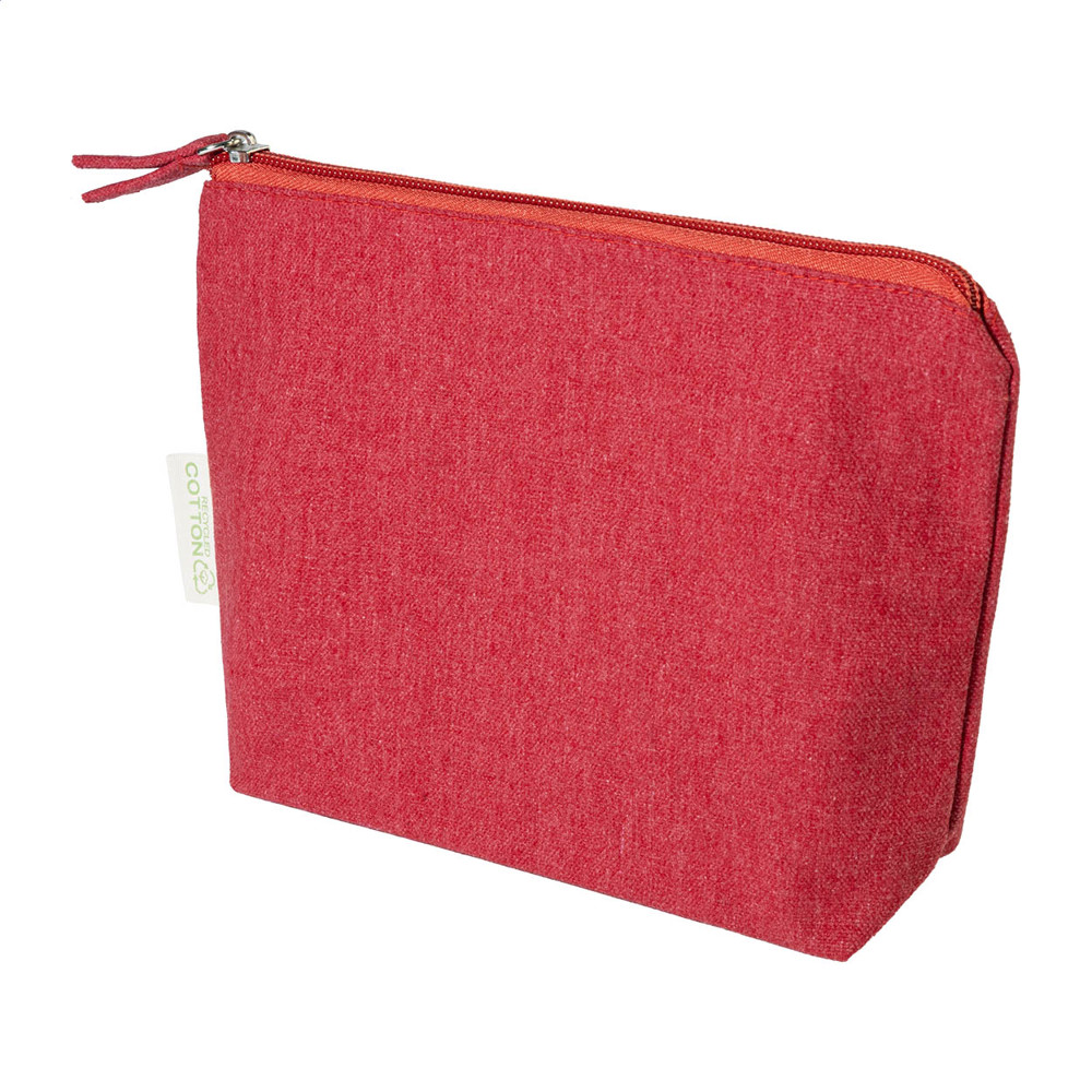 Cospex - Kosmetiktasche aus recycelter Baumwolle - Rot