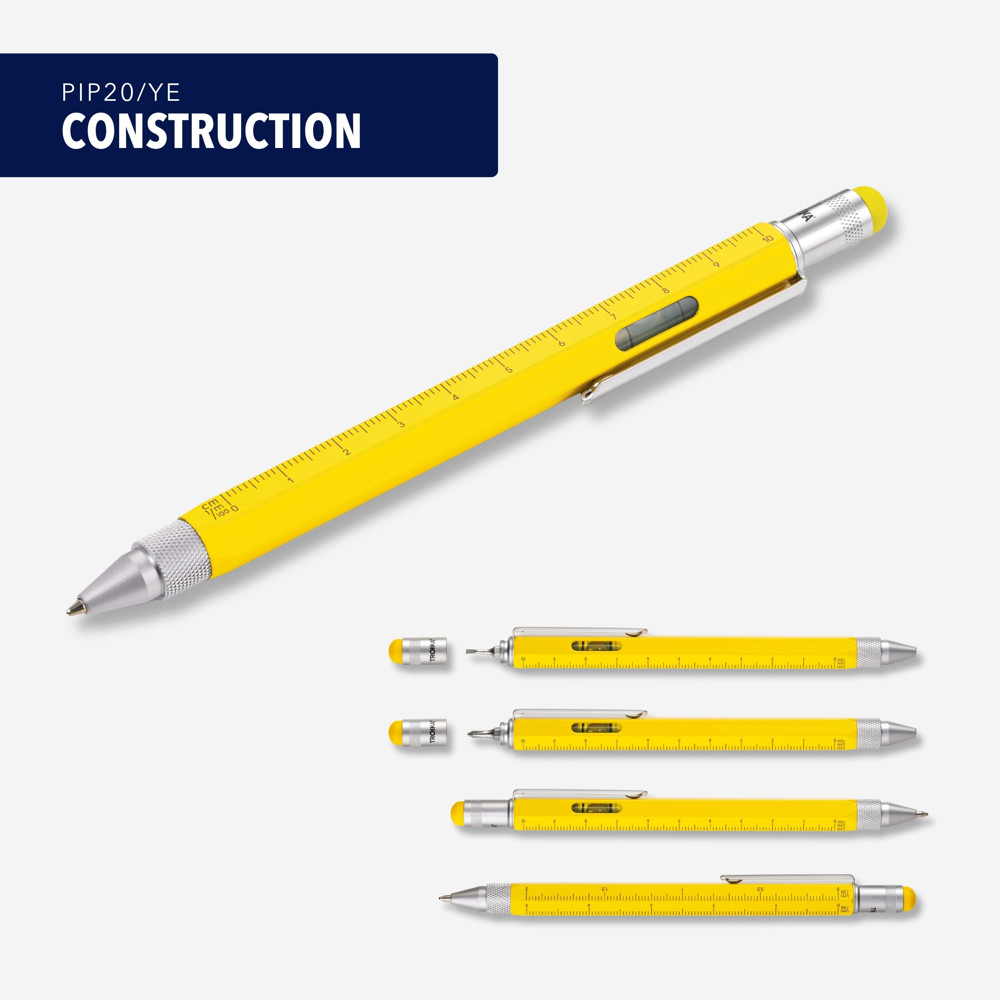 TROIKA Multitasking-Kugelschreiber CONSTRUCTION