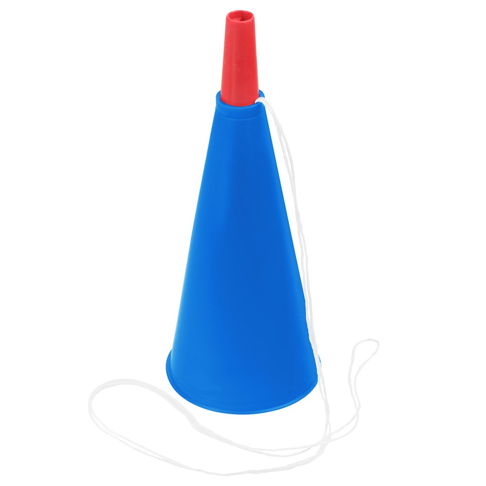 Fan-Horn - blau/rot