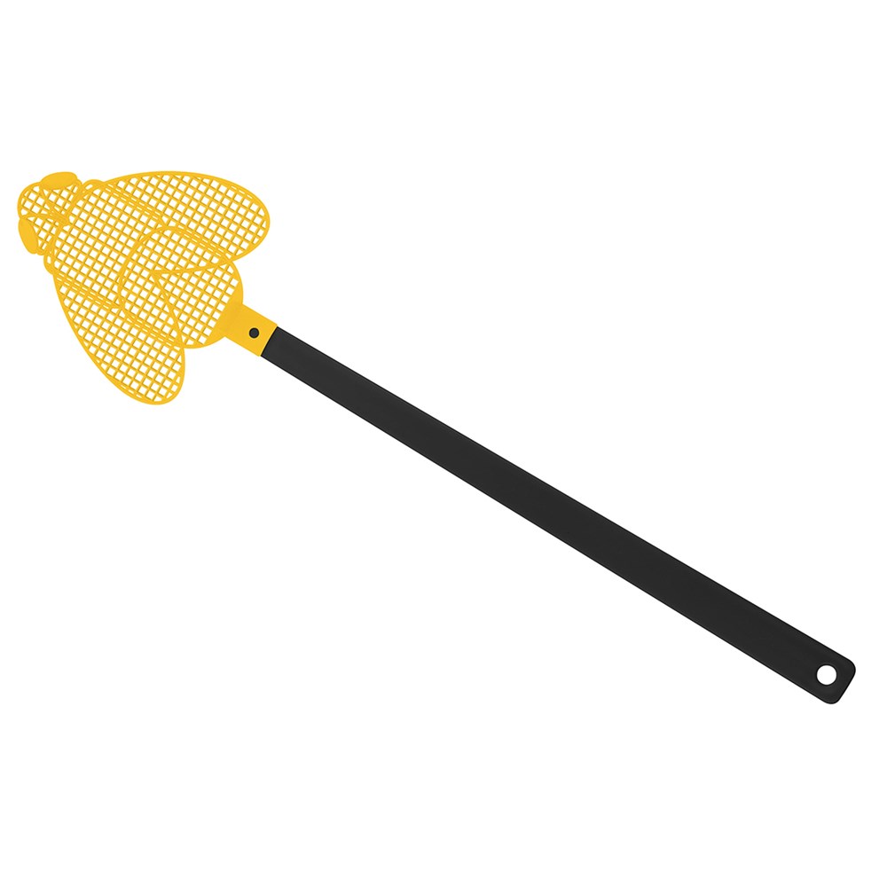 Fliegenklatsche "Brummi" - schwarz/gelb
