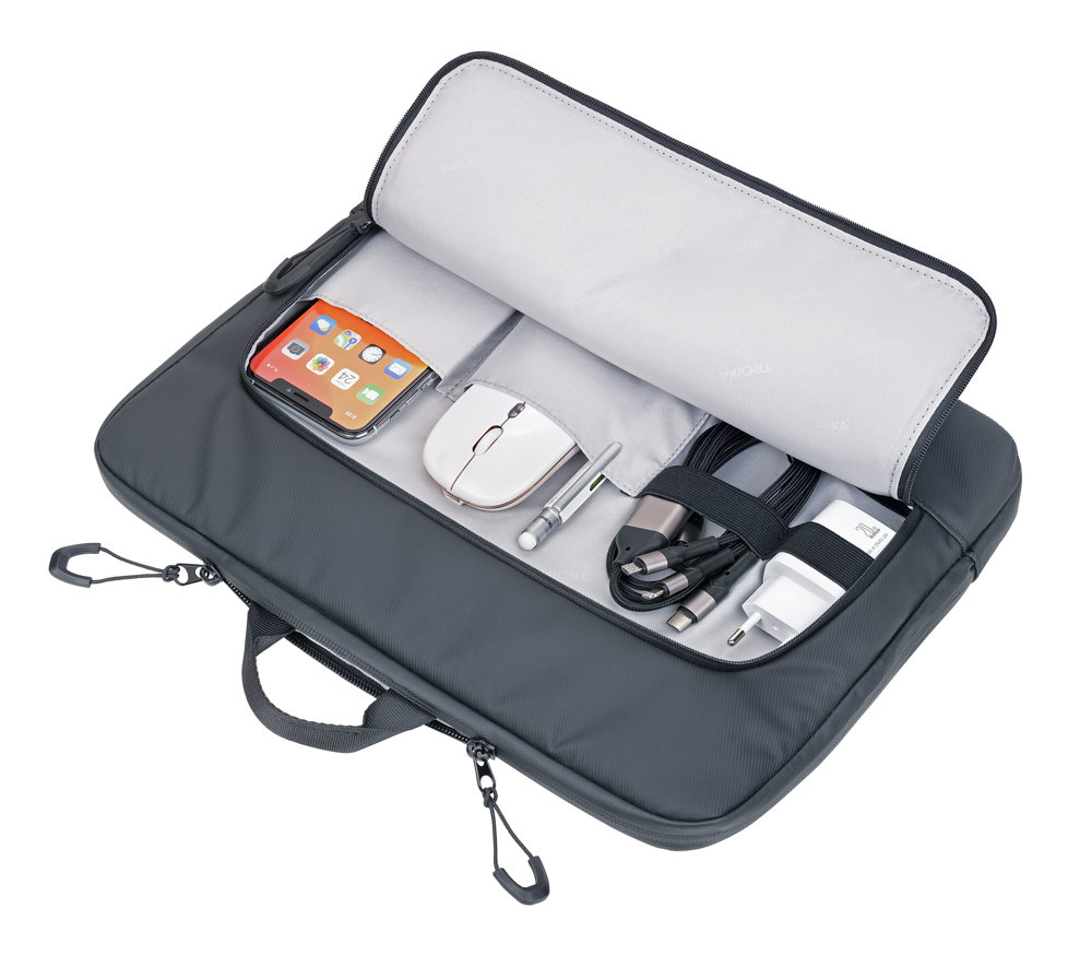 TROIKA Laptoptasche TROIKA BLACK BUSINESS CARRY 2