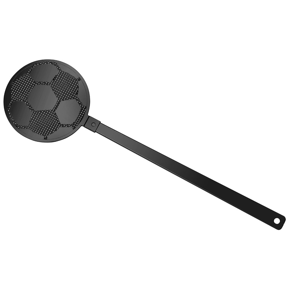 Fliegenklatsche "Fußball" - schwarz/schwarz