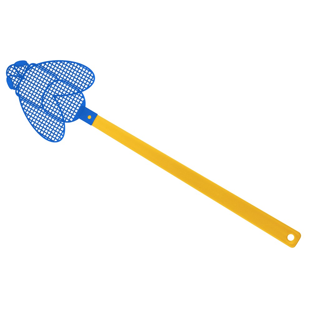 Fliegenklatsche "Brummi" - gelb/blau