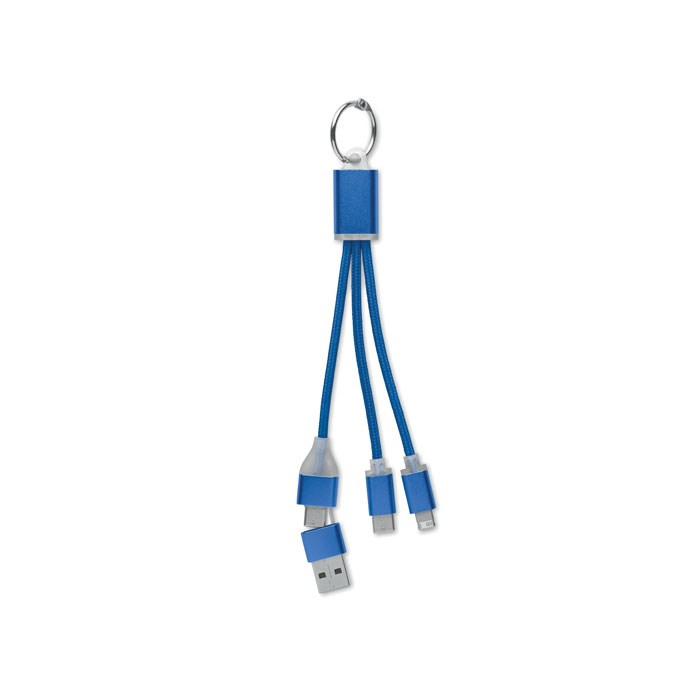 BLUE - 4in1 Ladekabel Typ-C