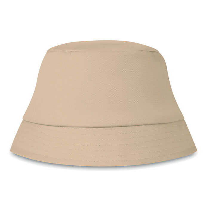 BILGOLA - Bucket hat baumwolle 160 g/m² - beige
