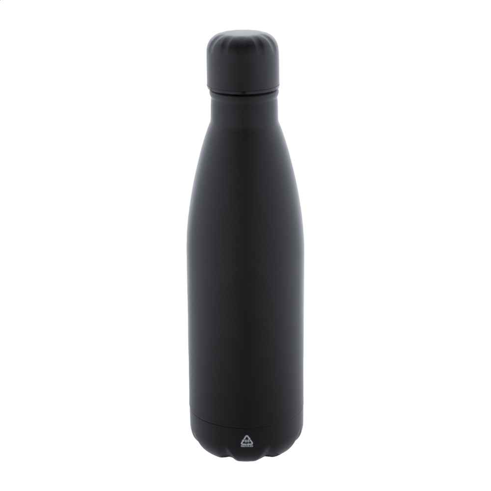 Refill - Flasche aus recyceltem Edelstahl - Schwarz