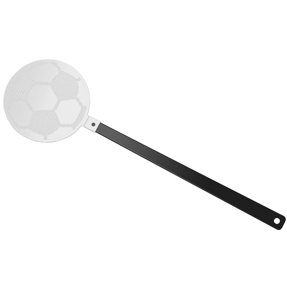 Fliegenklatsche "Fußball" - schwarz/weiß