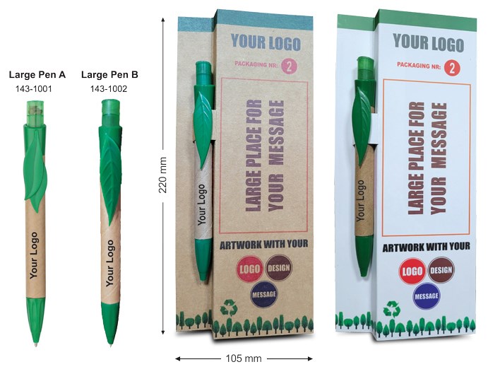 Nachhaltiger Plant-a-Tree Mini-Stift mit Samenkapsel – Inklusive bedruckter Präsentationskarte