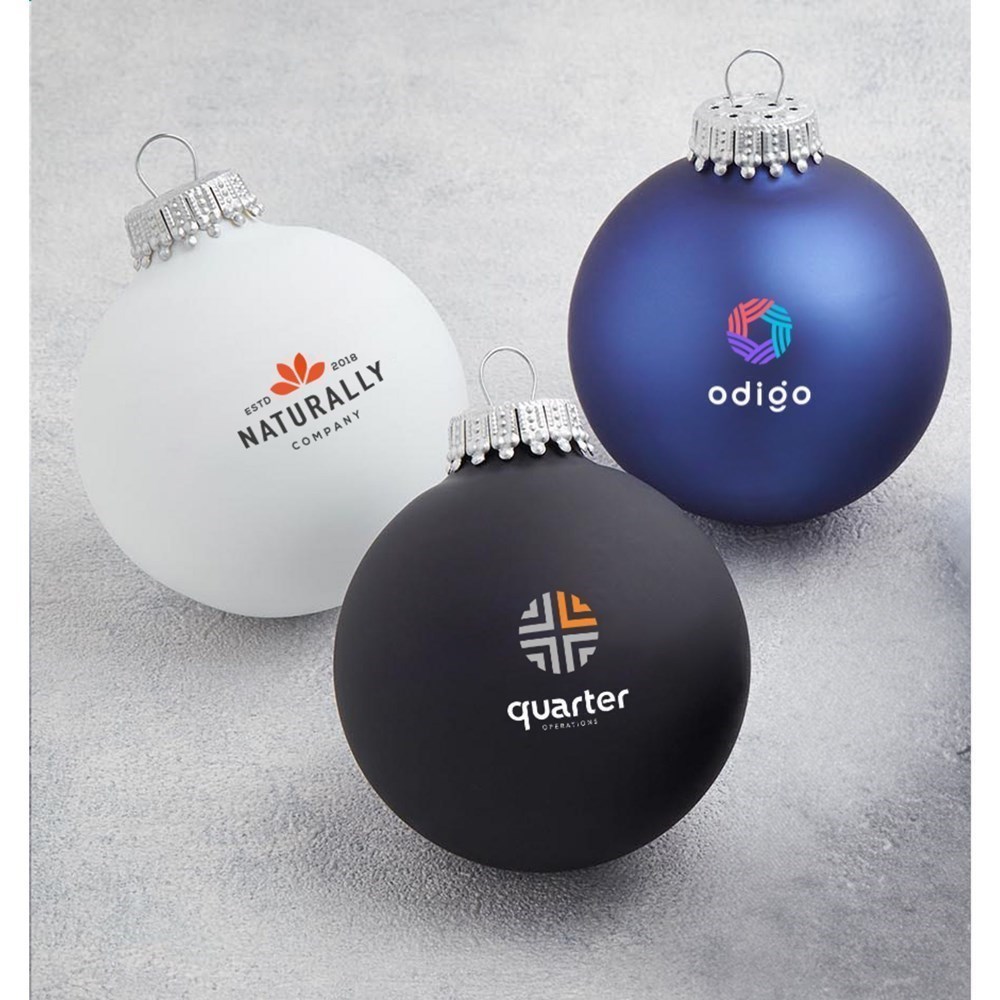 Weihnachtskugel Ø 6 cm - 4er Set - Made in Europe