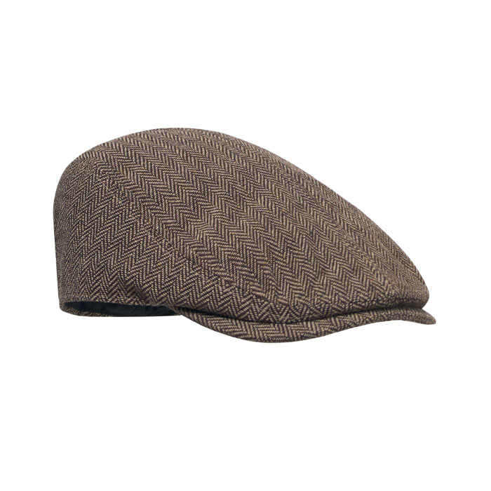BLIND PEAK - Newsboy-Kappe 335 g/m² - khaki