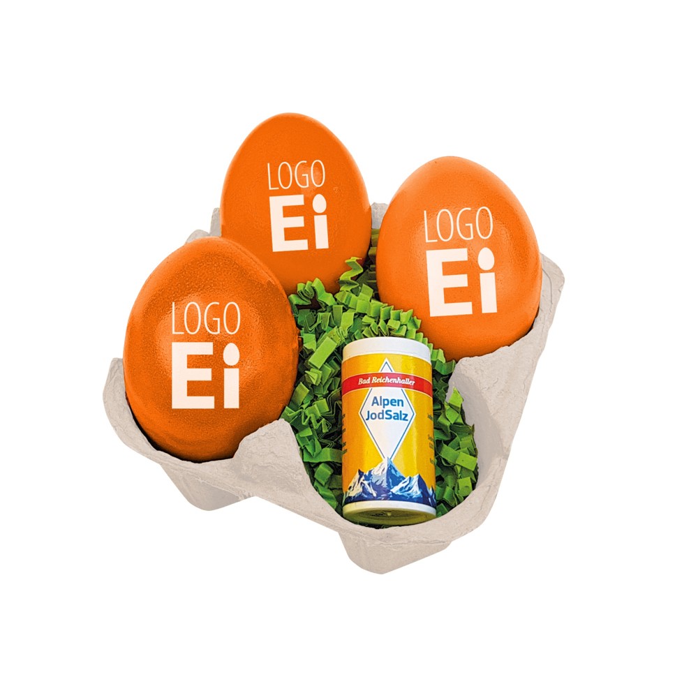 LogoEi 3er mit Salz - Orange