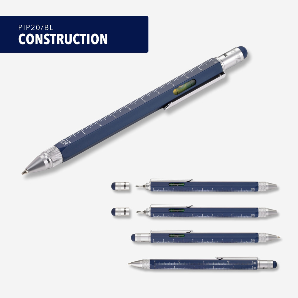 TROIKA Multitasking-Kugelschreiber CONSTRUCTION