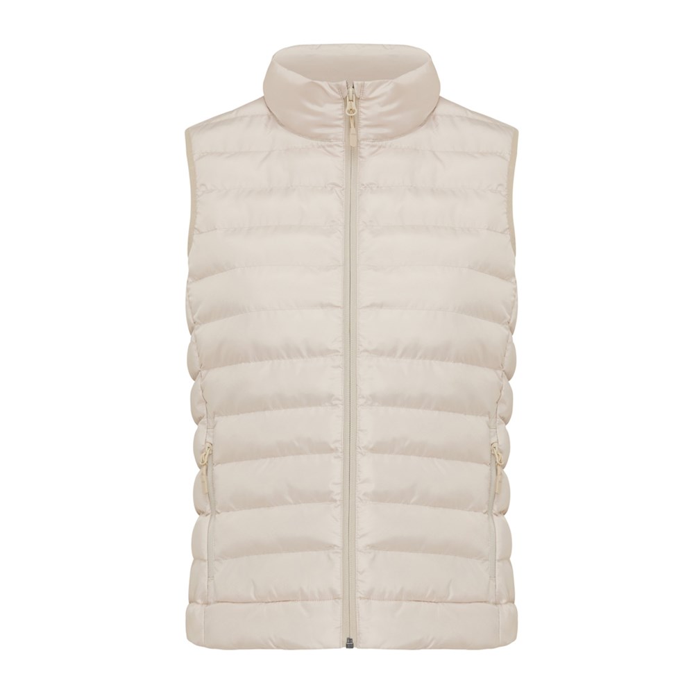 IQONIQ Meru Damen Bodywarmer aus recyceltem Polyester - beige (± PMS 13-0907 TCX)