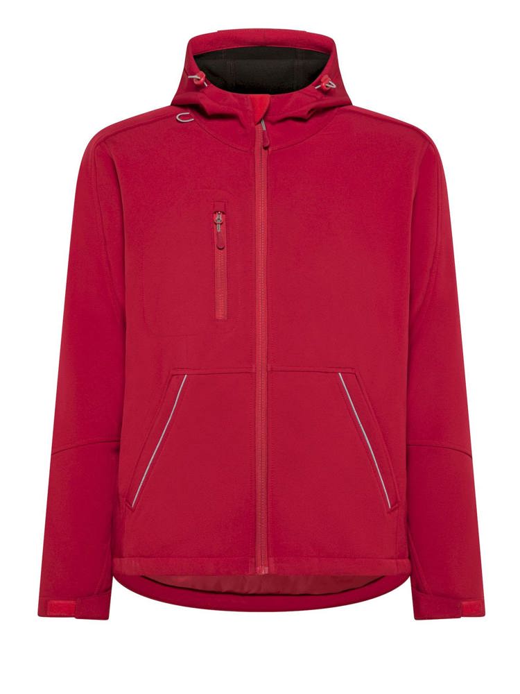 BS Storm Softshell-Jacke, 270 g/m2, 94 % Polyester/ 6 % Elasthan - Rot (PMS 186c)