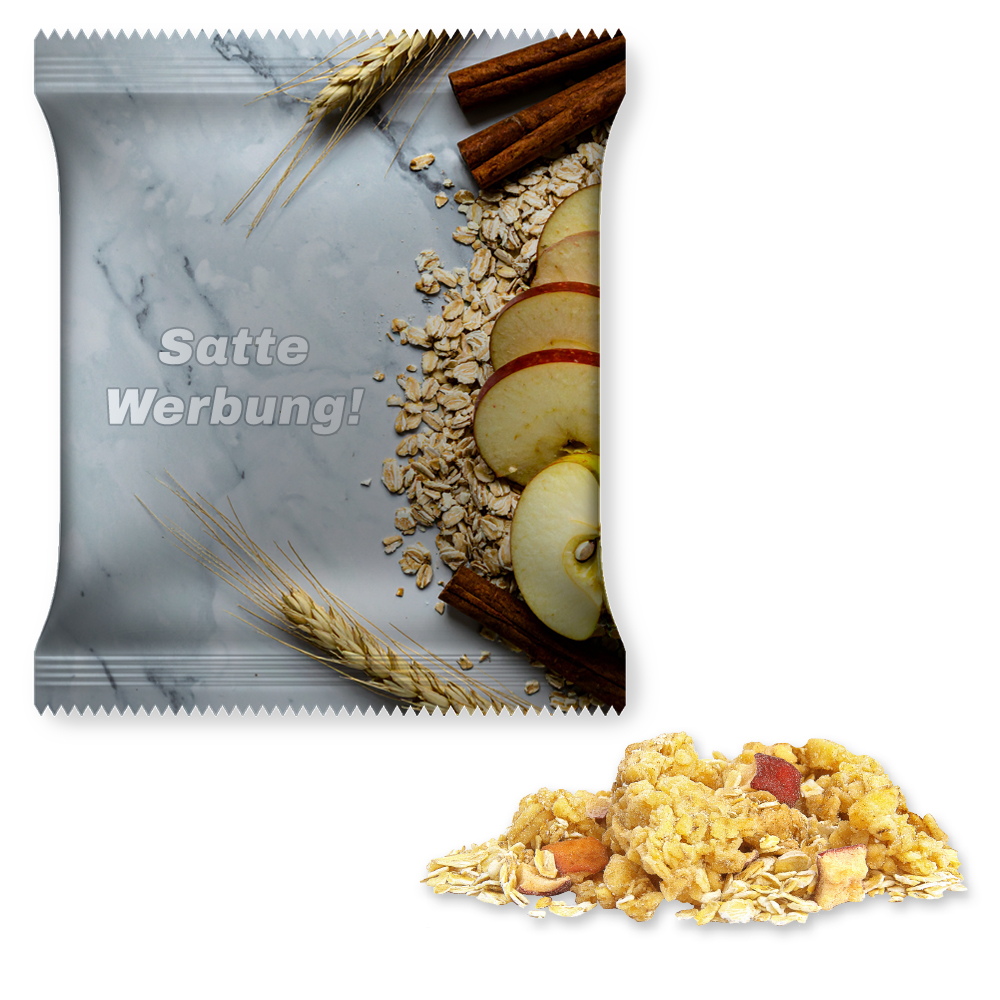 Porridge Apfel-Zimt (vegan), ca. 50g, Maxi-Tüte