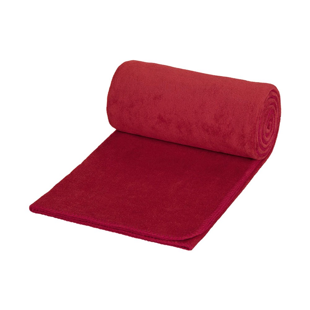 Fleecedecke Basic rot - 120 x 150 cm, 180 g/m²