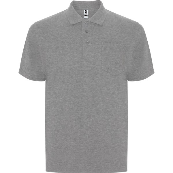 POLOSHIRT CENTAURO PREMIUM S/3XL HEATHER GREY
