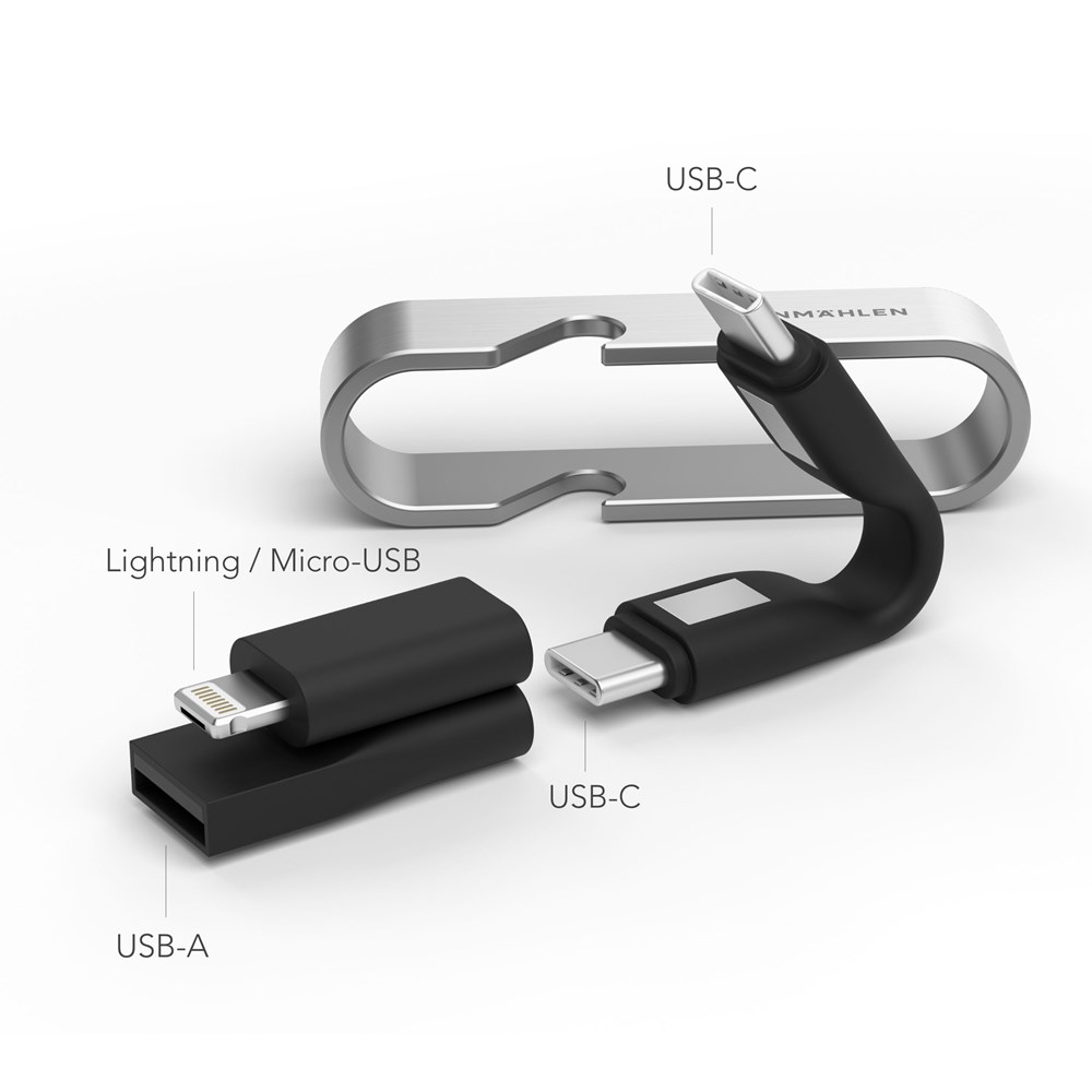 High Six - Das All-in-One Backup-Kabel - Schwarz