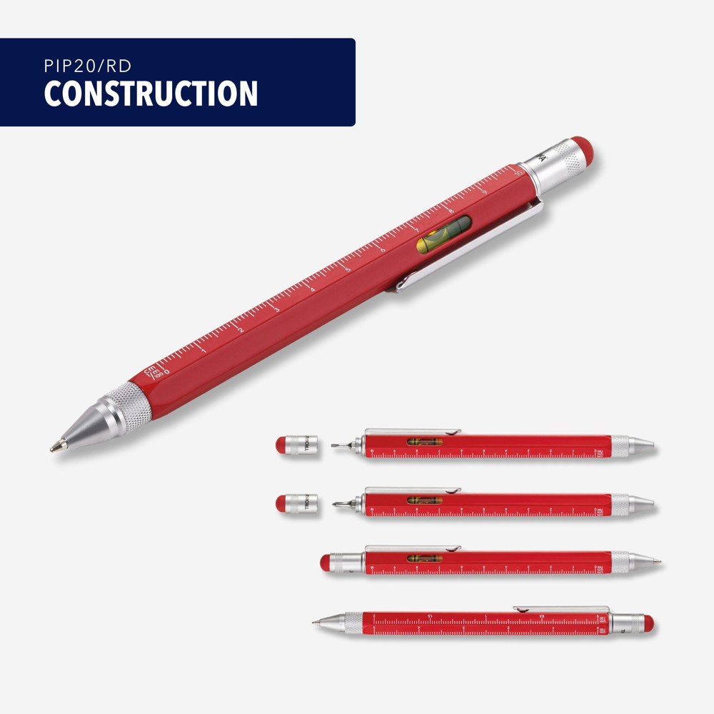 TROIKA Multitasking-Kugelschreiber CONSTRUCTION