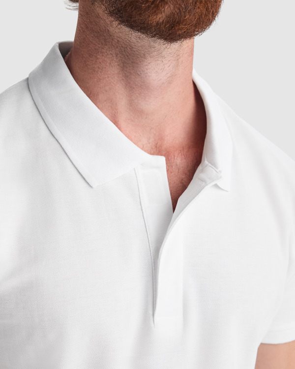 POLOSHIRT ROVER S/S WHITE