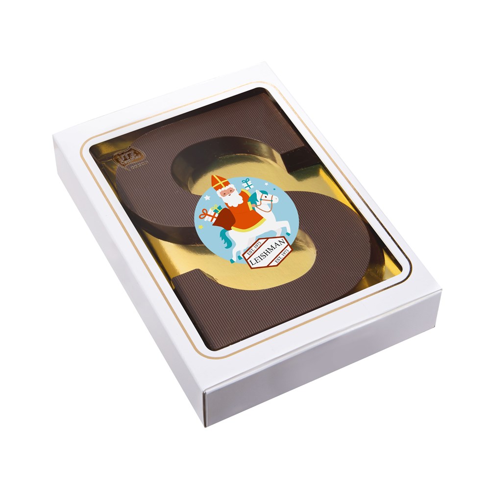 Sinterklaas Buchstabe "S" Zartbitterschokolade  150 Gramm