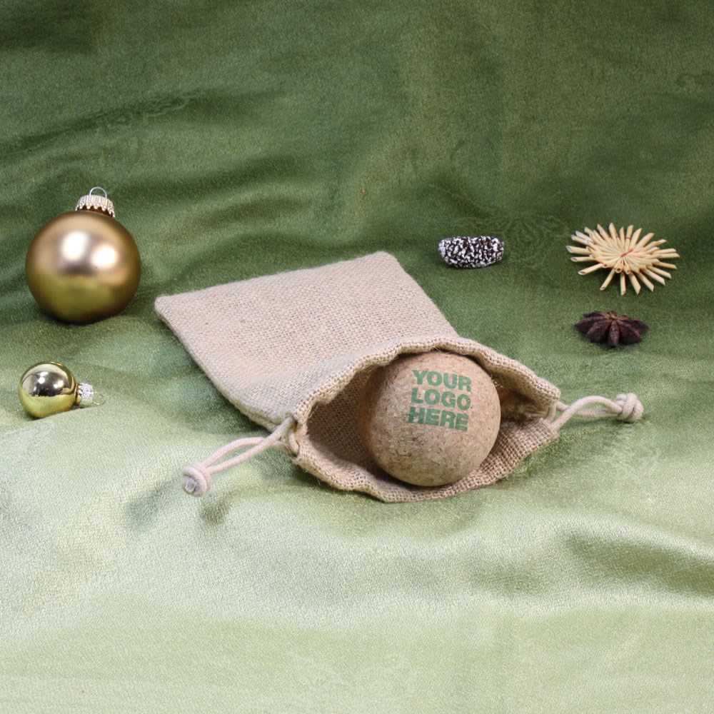 Massageball / Faszienball aus Kork, 8cm, "Made in Europe"