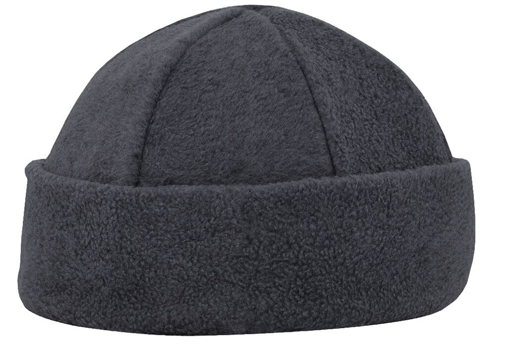 Nilton's 6 Panele Fleece Wintermütze - Dunkelgrau (PMS Cool Grey 11C) / Dunkelgrau