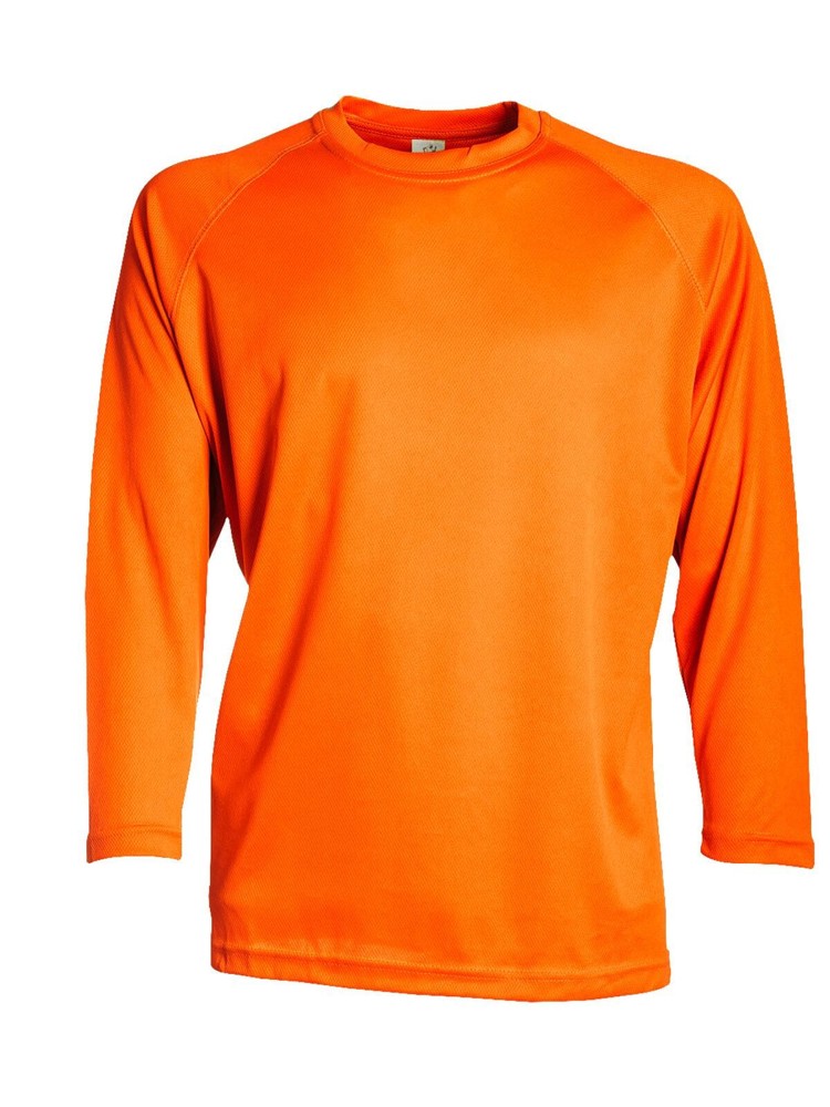 SP Run Langarmshirt - neonorange