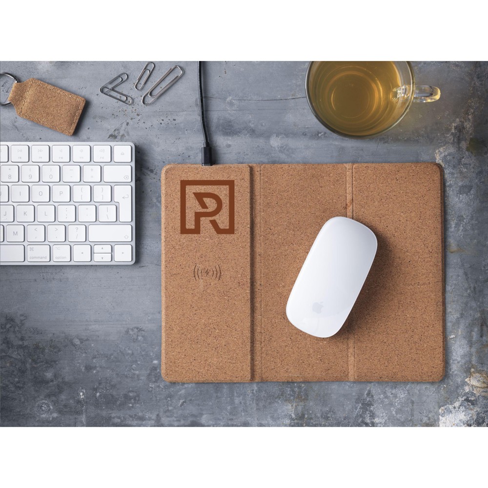 Cork Wireless Ladendes Mousepad Mausmatte